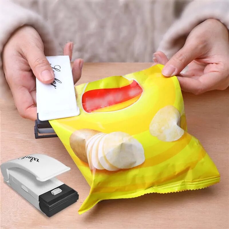 Mini Sellador De Bolsas A Pilas