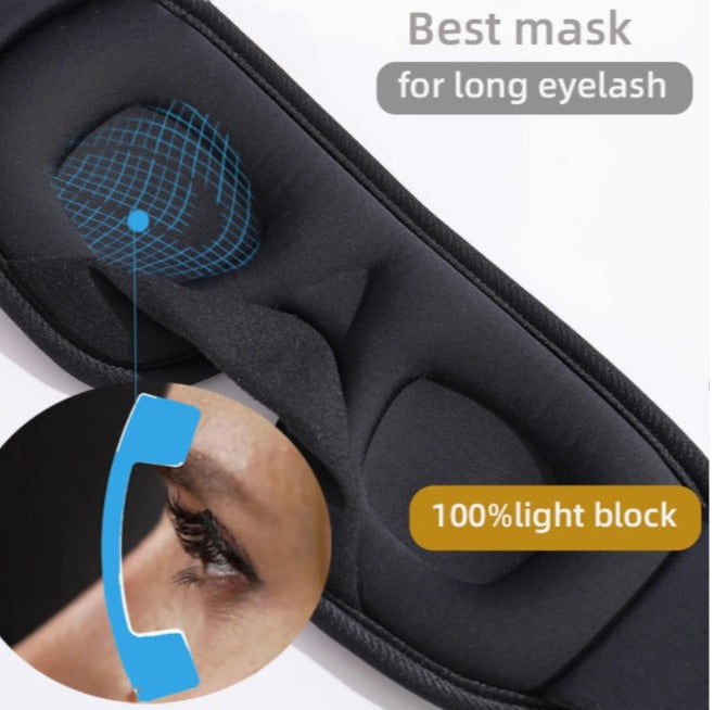 ANTIFAZ CON AUDIFONOS PARA DORMIR